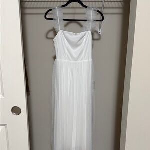 Lulu's White Midi Dress